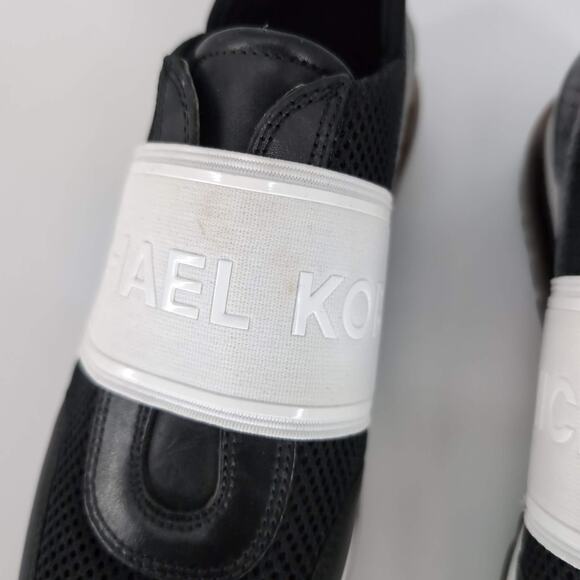 Michael Kors Women's Runway Snake Embossed Strap Sneakers - Size 9.5 -NEW NO BOX - Picture 7 of 12